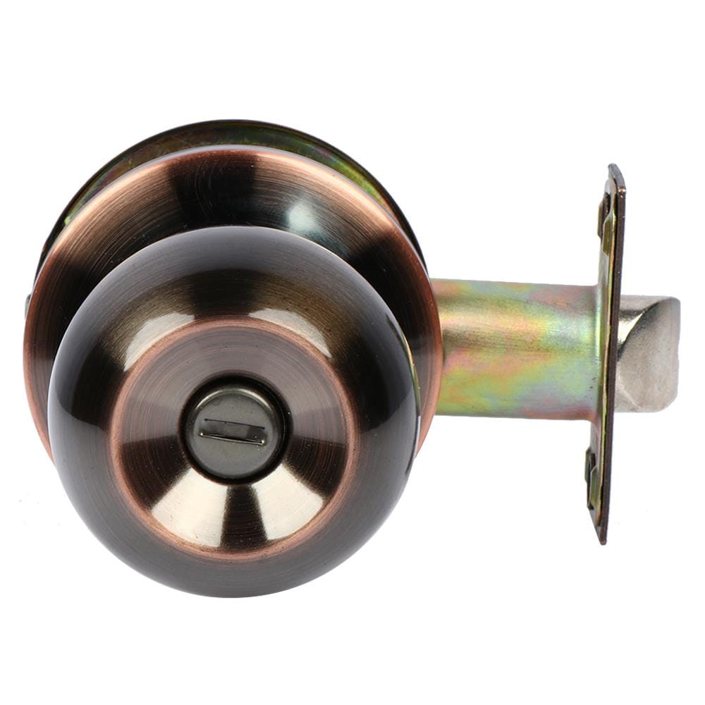 ลูกบิดประตูห้องน้ำ หัวกลม COLT 36-1022 BK/AC สีทองแดงรมดำ