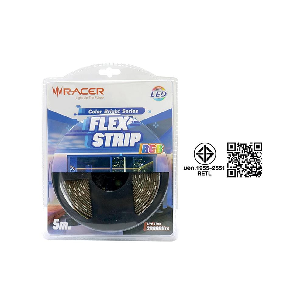 ชุดไฟเส้น LED พร้อมรีโมต RACER STRIP 35 วัตต์ 5 ม. RGB
