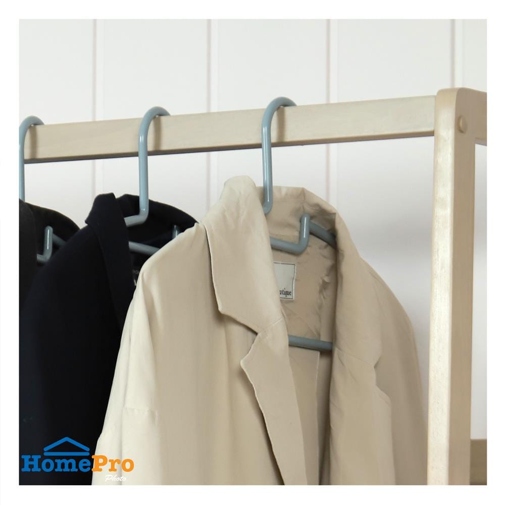 ไม้แขวนเสื้อ H-056GY เทา PLIM (1x6)