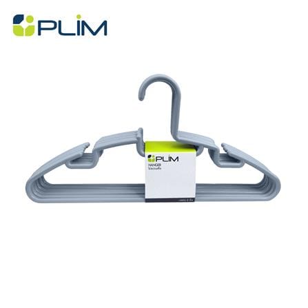 ไม้แขวนเสื้อ H-056GY เทา PLIM (1x6)_0