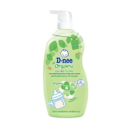 น้ำยาล้างขวดนมและจุกนม D-NEE 600 มล. ORGANIC ALOE VERA_0