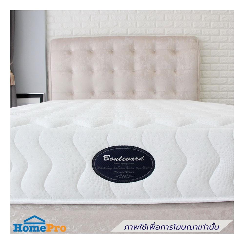 ที่นอนพ็อกเก็ตสปริง 3.5 ฟุต ZINNIA รุ่น BOULEVARD