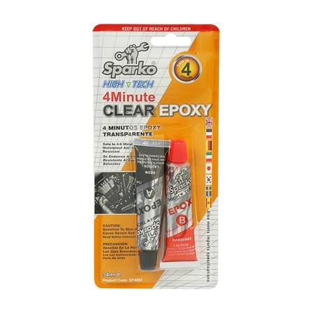กาวอีพ็อคซี่แห้งเร็ว AB SPARKO 34 กรัม สีใส_1