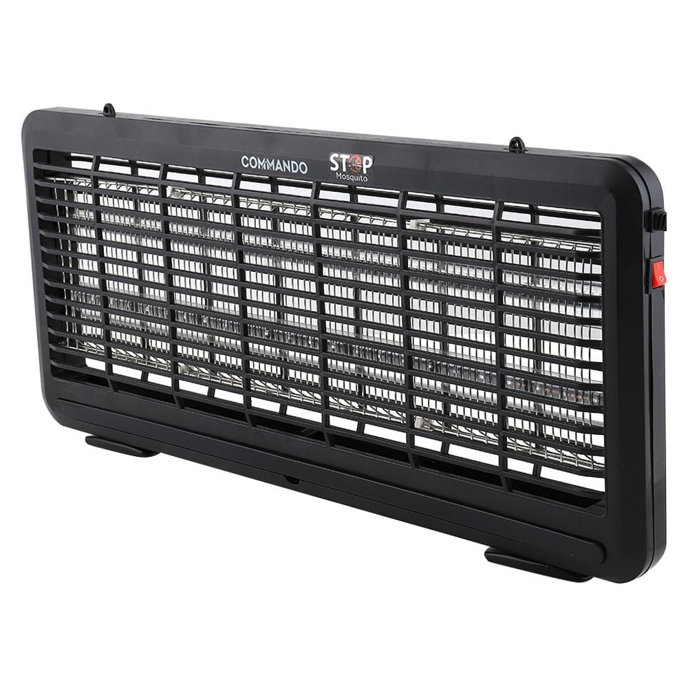 เครื่องช็อตยุงเเละเเมลง COMMANDO 8 วัตต์ สีดำ
