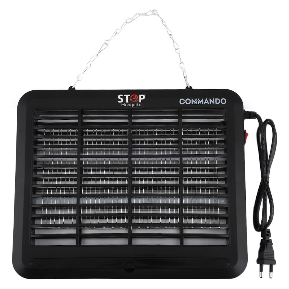 เครื่องช็อตยุงเเละเเมลง COMMANDO 2 วัตต์ สีดำ