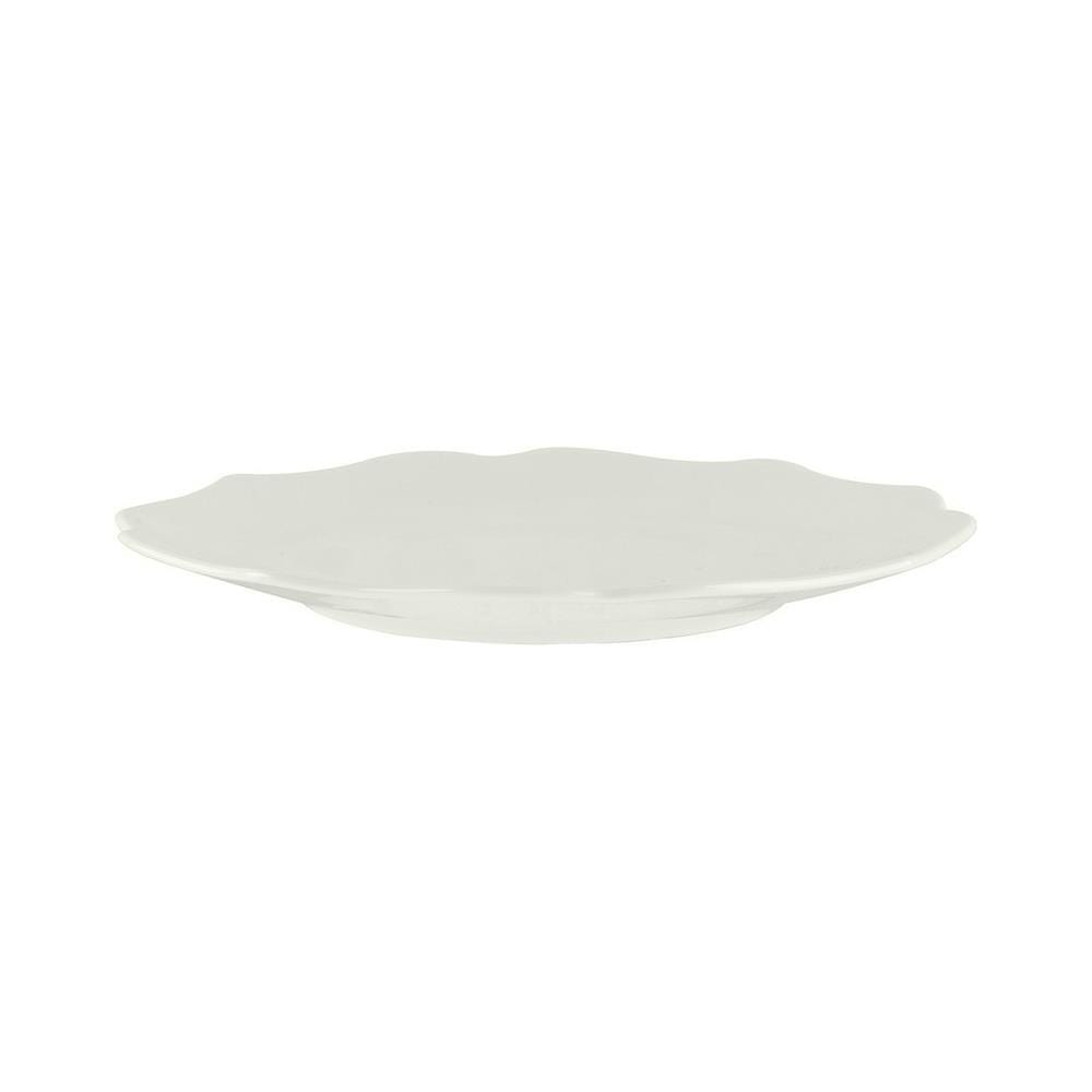 จาน FINE CHINA ตื้น 7.5" ROYAL FINE CHINA BARONESS WHITE