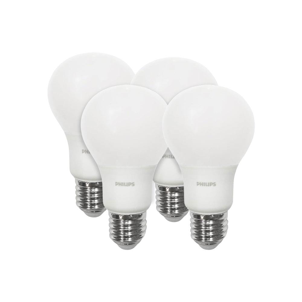หลอด LED PHILIPS A60 12 วัตต์ DAYLIGHT E27 แพ็ก 4 ชิ้น