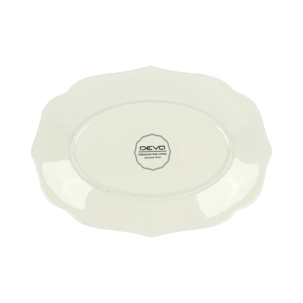 จาน FINE CHINA เปล 8" ROYAL FINE CHINA BARONESS WHITE