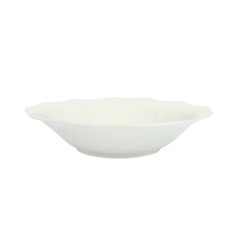 จาน FINE CHINA ลึก 12.5" ROYAL FINE CHINA BARONESS WHITE
