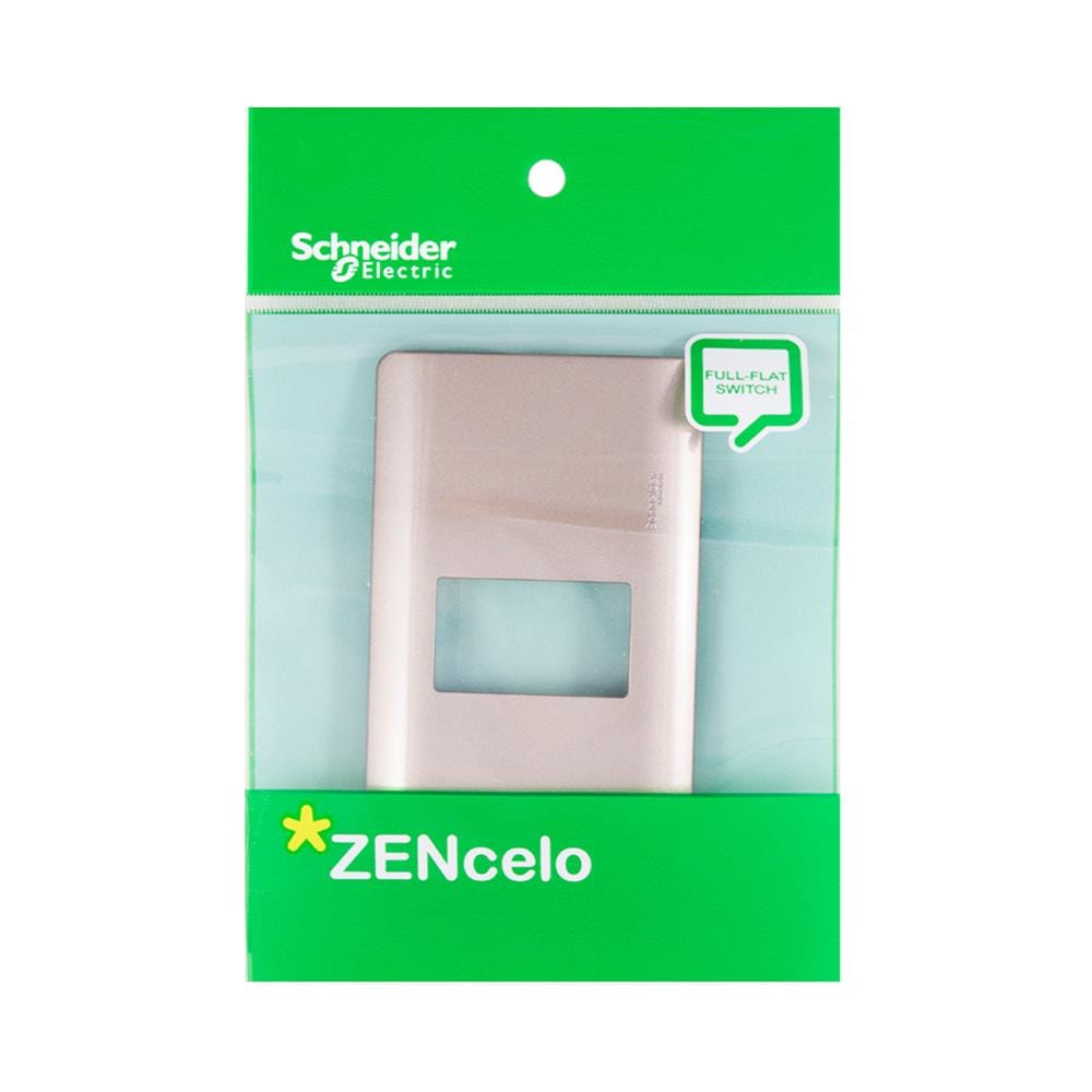 หน้ากาก 1 ช่อง SCHNEIDER A8401SH_SZ สีน้ำตาล