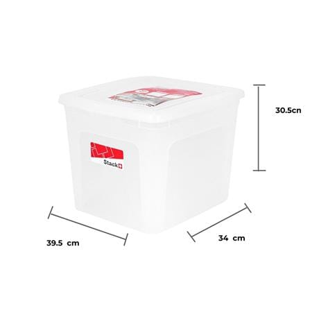 กล่องฝาปิด STACKO CK300 39.5x34x30.5 ซม. สีใส_4
