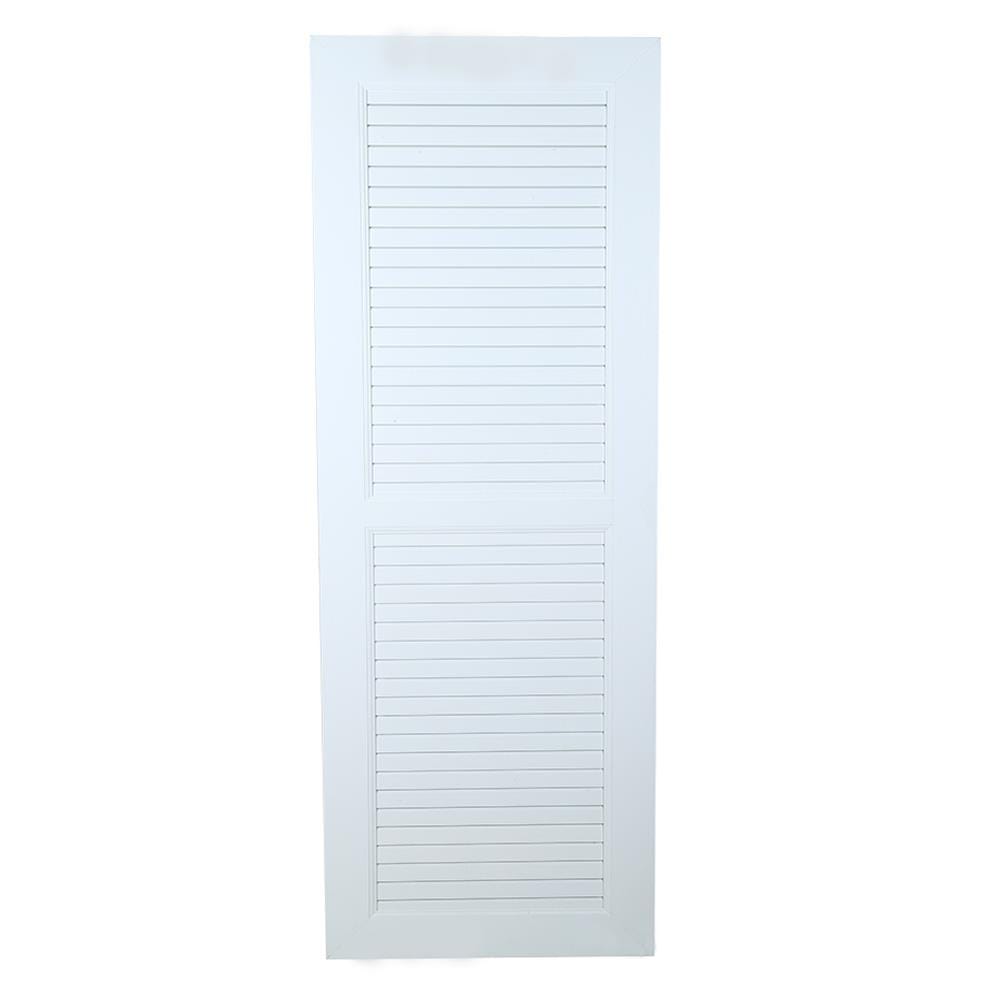 ประตูห้องน้ำ UPVC ASARA S937 70X200 ซม. สีขาว ไม่เจาะลูกบิด