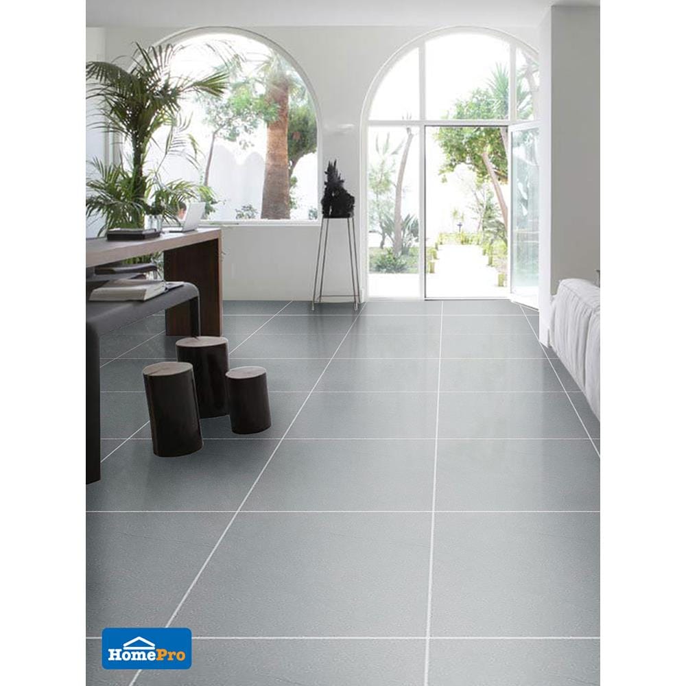 กระเบื้องพื้น 60x60 ซม. จอเจียร์ เทา A 1.44M2