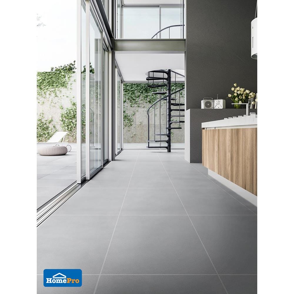 กระเบื้องพื้น 60x60 ซม. จอเจียร์ เทา A 1.44M2