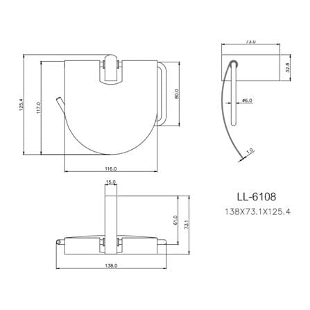 ที่ใส่กระดาษชำระ WS LL-6108 สีสเตนเลส_1