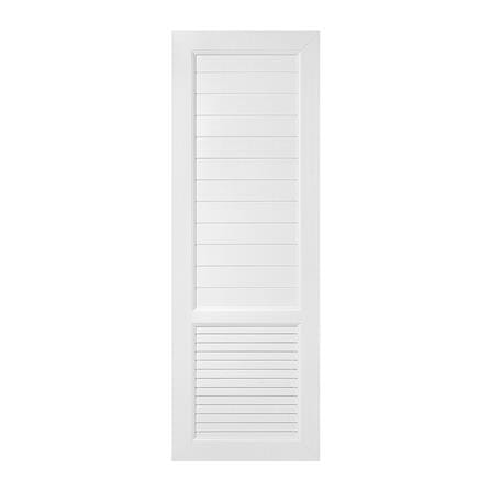 ประตูห้องน้ำ UPVC ASARA S933 70X200 ซม. สีขาว ไม่เจาะลูกบิด