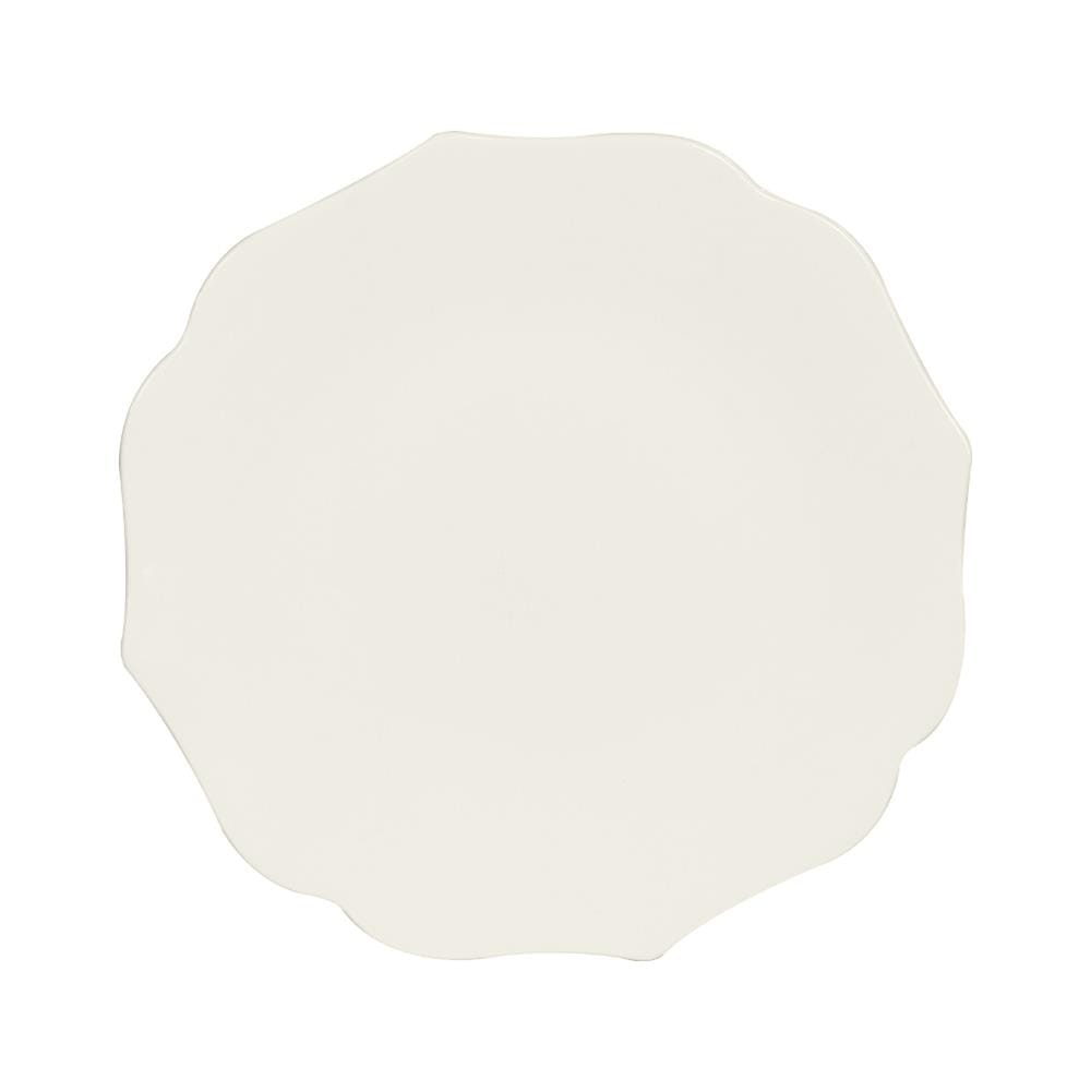 จาน FINE CHINA ตื้น 10" ROYAL FINE CHINA BARONESS WHITE