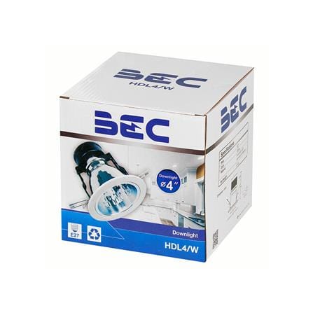 ดาวน์ไลท์ 3640030445 BEC โลหะ/อะลูมิเนียม สีขาว 4 นิ้ว กลม_2