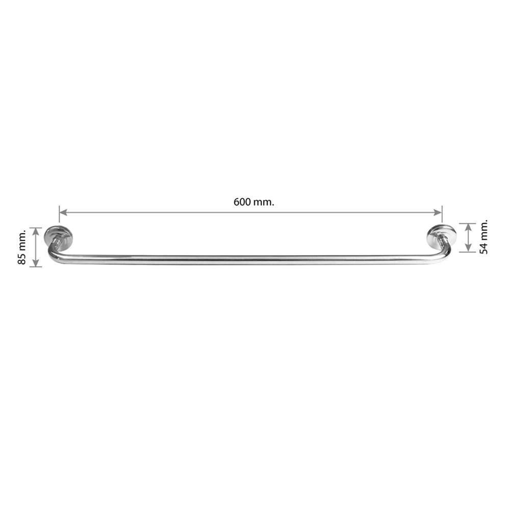 ราวแขวนผ้า LUZERN H-7508-60 สีโครม