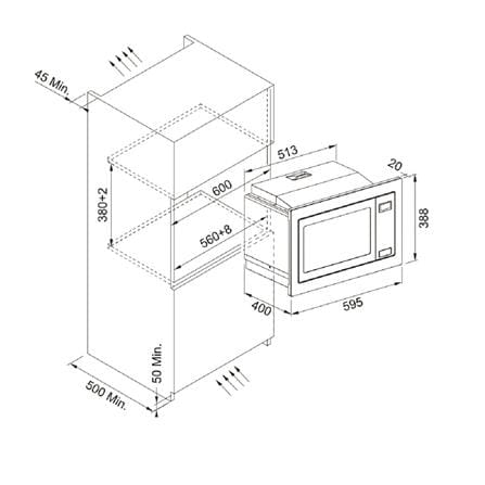 ไมโครเวฟฝัง+เตาอบฝัง FRANKE FO4001296M+FMWO25NHI_2