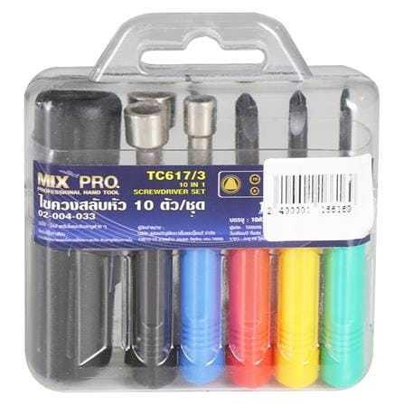 ชุดไขควง MIXPRO แพ็ก 10 ชิ้น_0