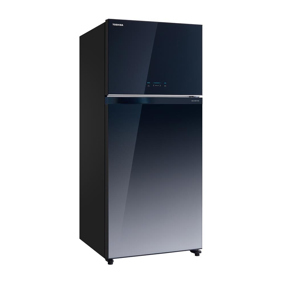 ตู้เย็น 2 ประตู TOSHIBA GR-AG66KA (GG) 21.5 คิว อินเวอร์เตอร์ กระจกน้ำเงิน