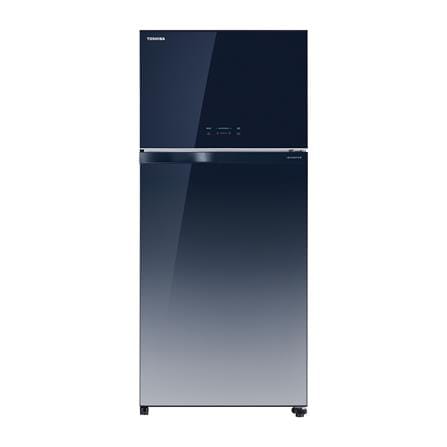 ตู้เย็น 2 ประตู TOSHIBA GR-AG66KA (GG) 21.5 คิว อินเวอร์เตอร์ กระจกน้ำเงิน