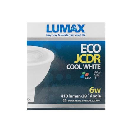 หลอด LED MR16 ECOJCDR 6W CW GU5.3 LUMAX_3