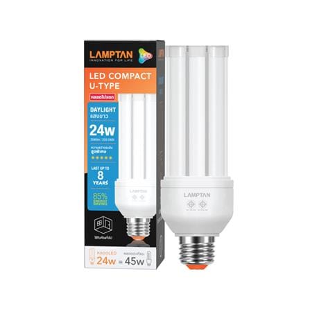 หลอด LED LAMPTAN COMPACT U-TYPE 24 วัตต์ DAYLIGHT E27_1