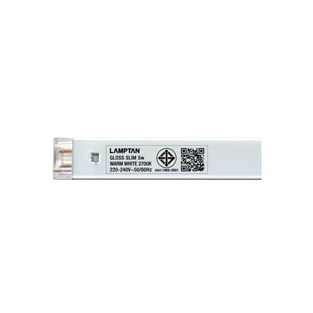 ชุดรางนีออน LED LAMPTAN GLOSS SLIM 5 วัตต์ WARM WHITE_5