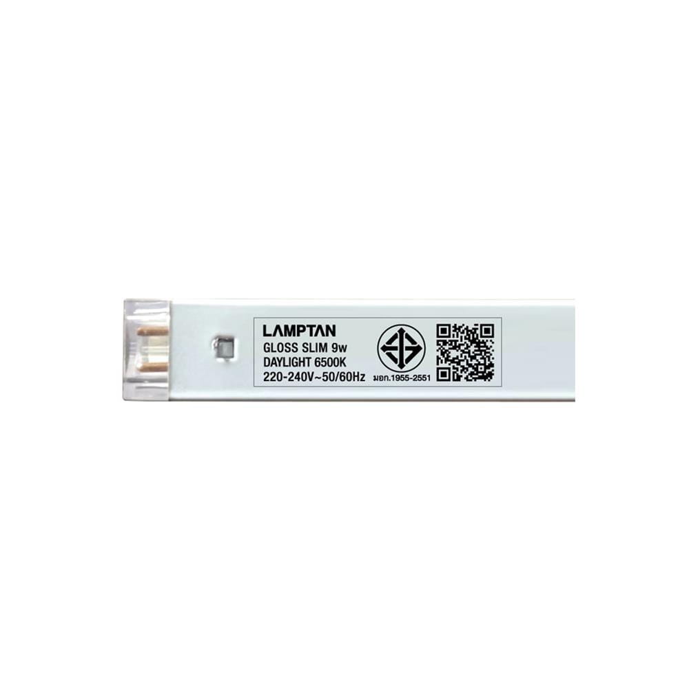 ชุดรางนีออน LED LAMPTAN GLOSS SLIM 9 วัตต์ DAYLIGHT