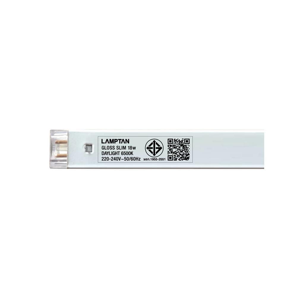 ชุดรางนีออน LED LAMPTAN GLOSS SLIM 18 วัตต์ DAYLIGHT