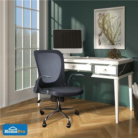 เก้าอี้สำนักงาน FURDINI NETA W-201 สีเทา/สีดำ_4