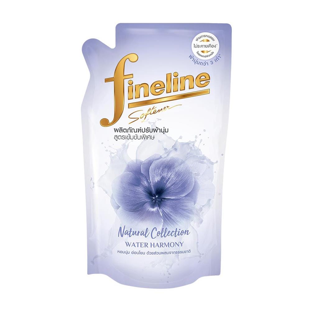 รีฟิลน้ำยาปรับผ้านุ่ม FINELINE 490ml WATER HARMONY
