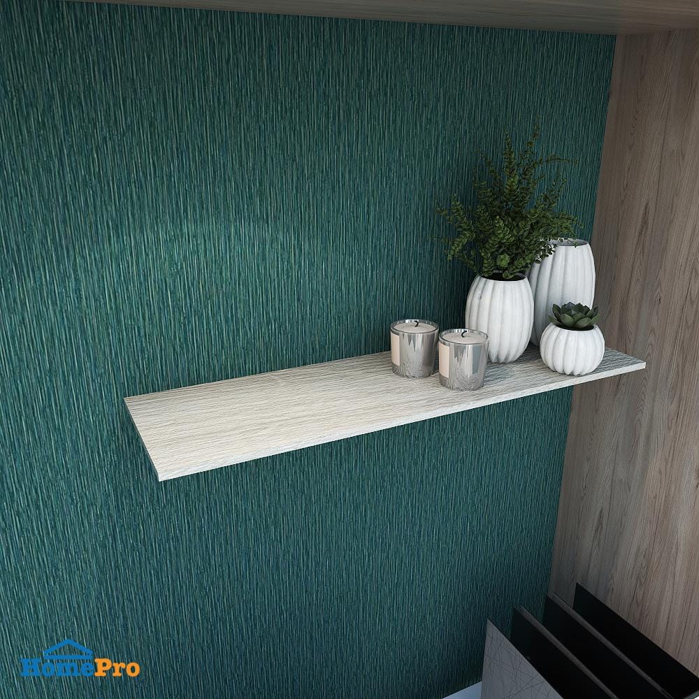 แผ่นชั้นไม้เมลามีน STACKO 120x24x1.6 ซม. สีเบิร์กโอ๊ค