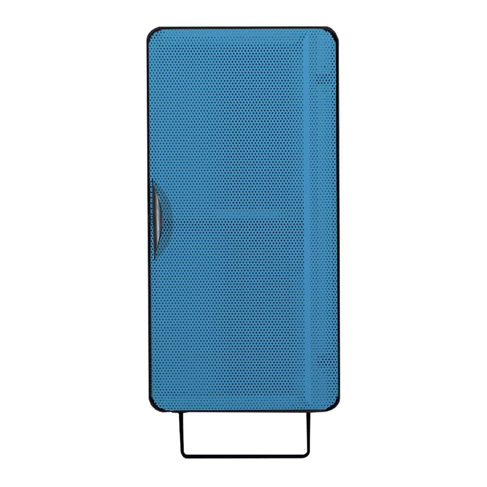 ตู้เหล็กบานเปิดทึบ KIOSK PW-01 สีดำ/ฟ้า