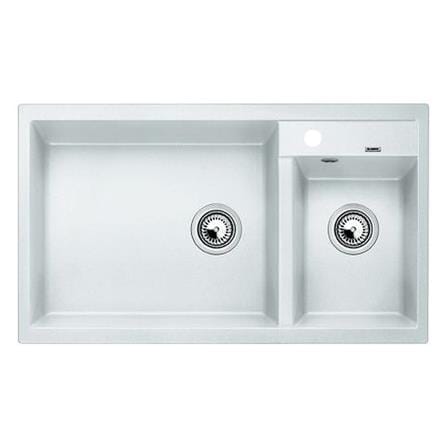 ซิงค์ฝัง 2หลุม BLANCO METRA 9 495.39.101 แกรนิต สีขาว_0
