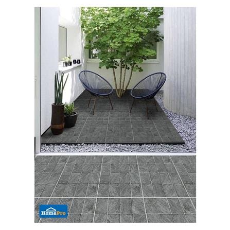 กระเบื้องพื้นพอร์ซเลน  40x40 ซม. CERGRES จากัวร์ เทา A_3