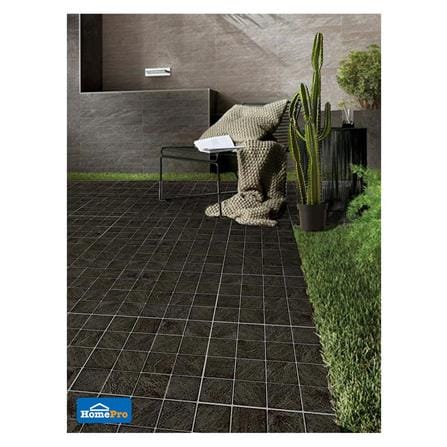 กระเบื้องพื้นพอร์ซเลน  40x40 ซม. CERGRES จากัวร์ ดำ A 0.96M2_3