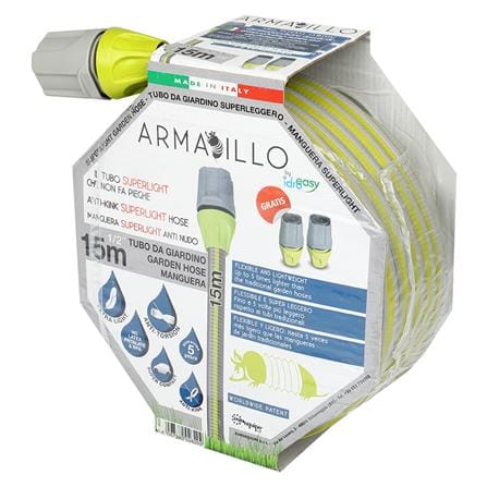 สายยางรดน้ำต้นไม้ ทึบแสง Superlight Armadillo 1/2