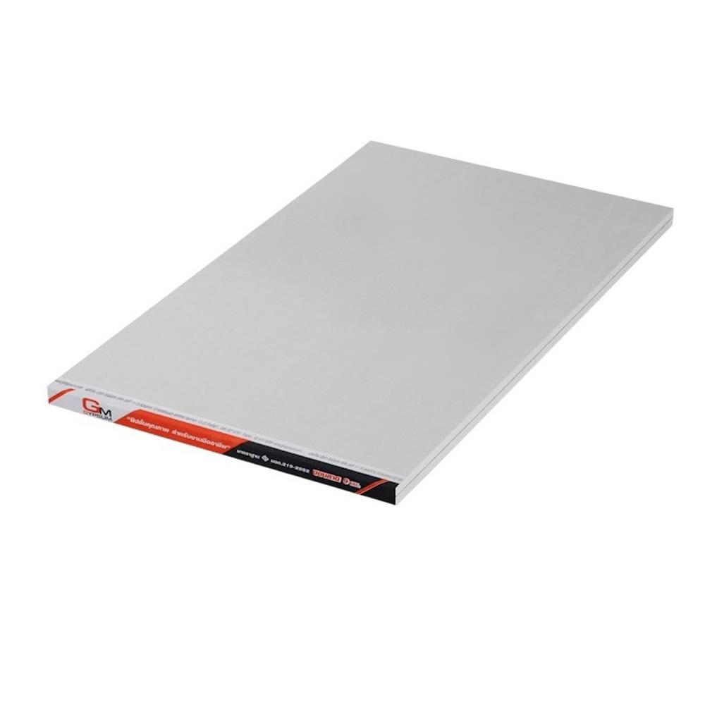 แผ่นยิปซั่ม GM ชนิดธรรมดา ขอบลาด RE 9 มม. 120X240 ซม.