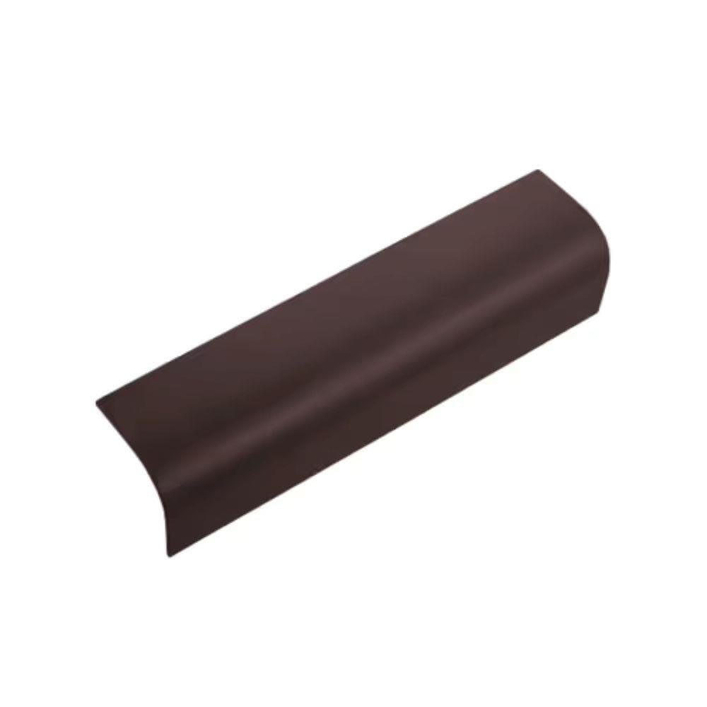 ครอบข้าง ลอนคู่ ตราเพชร 20x60 ซม. สีน้ำตาลสุขสันต์