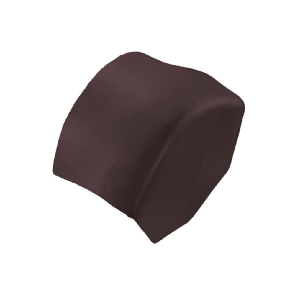ครอบตกแต่งปิดจั่ว ลอนคู่ ตราเพชร 29x27 ซม. สีน้ำตาลสุขสันต์