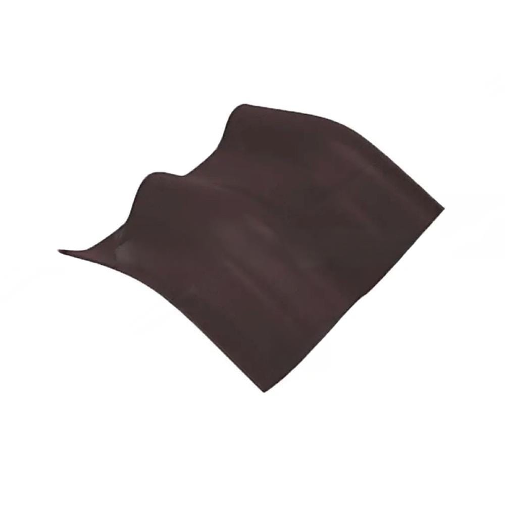 ครอบมุม 20 องศา ลอนคู่ ตราเพชร 48x41 ซม. สีน้ำตาลสุขสันต์