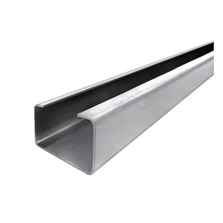 เหล็กตัวซีกัลวาไนซ์ (4 นิ้ว) 100x50x20 มม. x 2.30 มม. ยาว 6 เมตร มอก._0