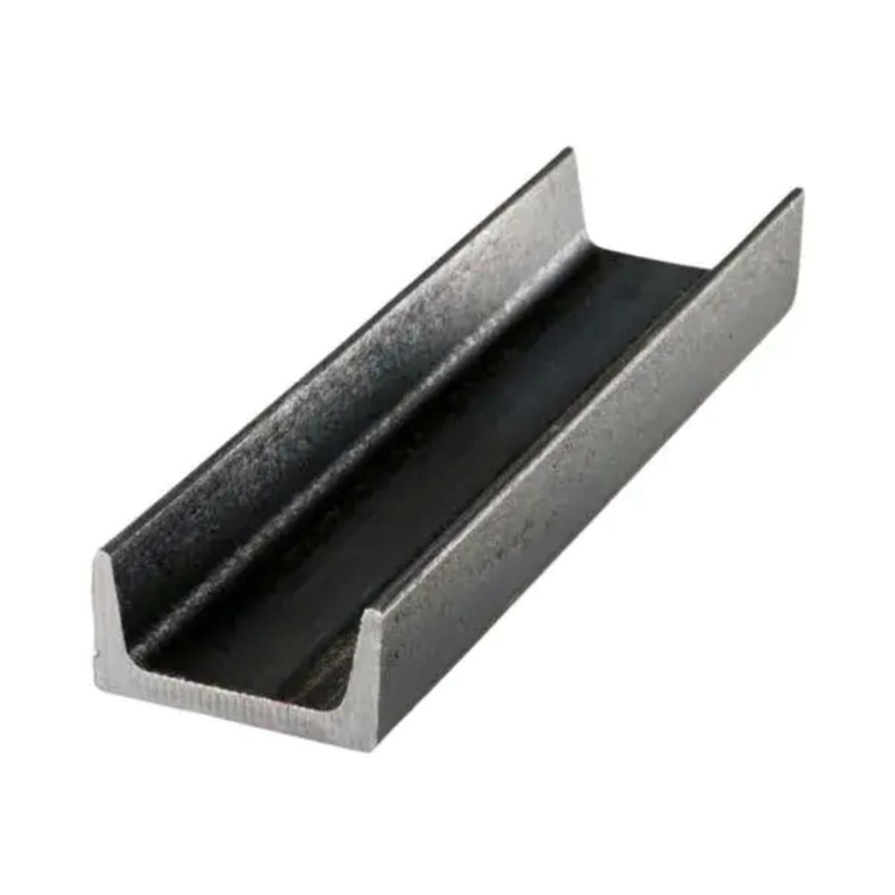 เหล็กรางน้ำ SS400 100x50 มม. หนา 5.0x7.5 มม. ยาว 6 ม.