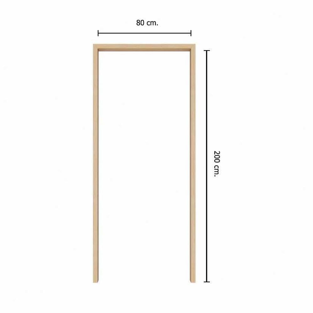 วงกบประตู UPVC PARAZZO 80x200 ซม. สีบีช