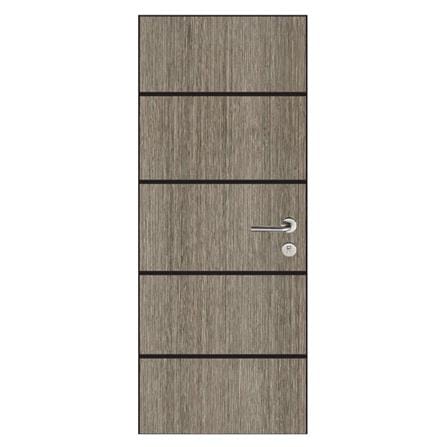 ประตูภายใน UPVC AZLE AZLE-4 80X200 ซม. สี TEXES OAK เจาะลูกบิด_0