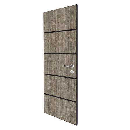 ประตูภายใน UPVC AZLE AZLE-4 80X200 ซม. สี TEXES OAK เจาะลูกบิด_1