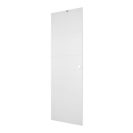 ประตูภายนอก UPVC PARAZZO PUV11 80X200 ซม. สี LIGHT GREY เจาะลูกบิด_1